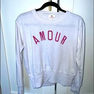Sundry Amour crew sweatshirt